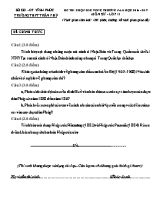 Đề thi chọn học sinh giỏi vòng trường môn Lịch sử Lớp 11 - Năm học 2016-2017 - Trường THPT Trần Phú (Có đáp án)